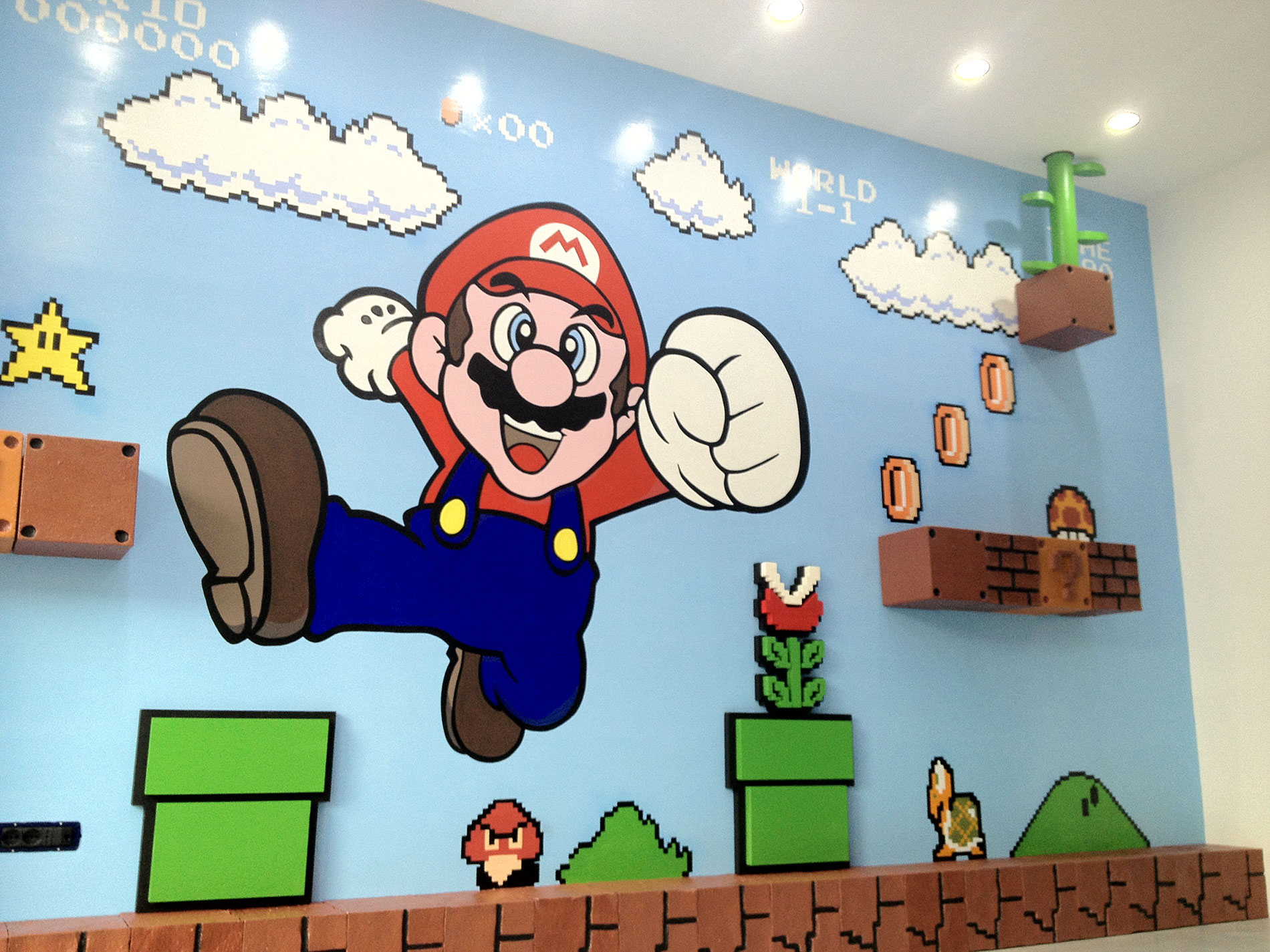 3D Murals Super Mario Bros